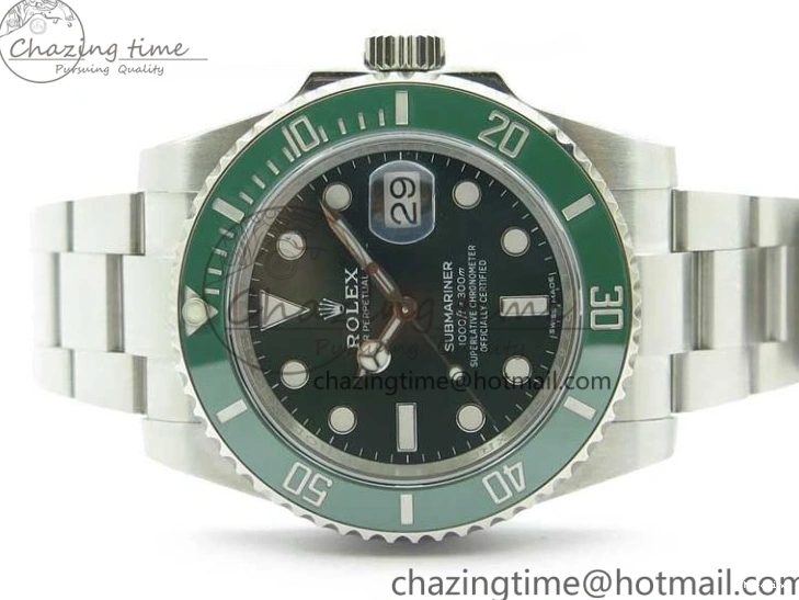 MiroTime 0210 Submariner 116610 LV Green Ceramic ZZF 904L 1:1 Best Edition on SS Bracelet VR3135 V FreshLook 2869